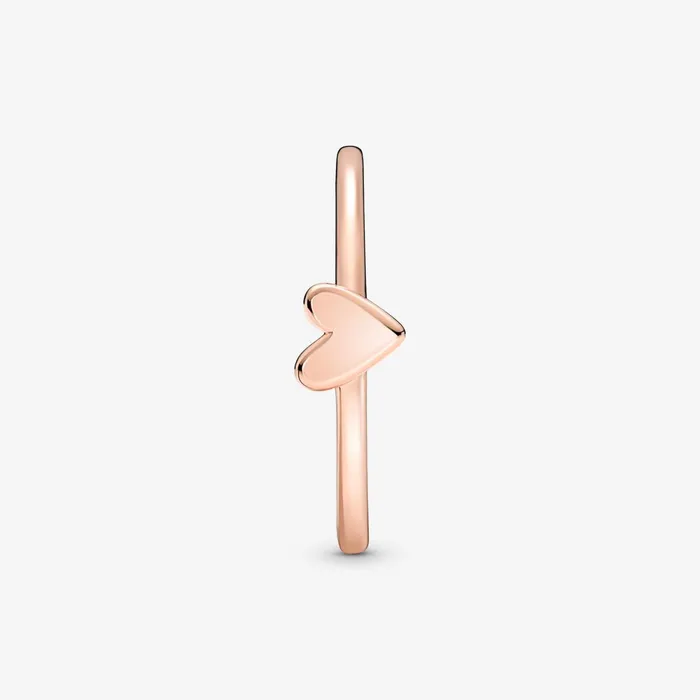 Stackable Rings Women Pandora Freehand Heart Ring