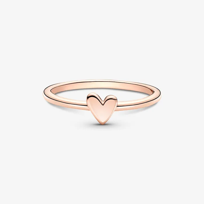 Stackable Rings Women Pandora Freehand Heart Ring