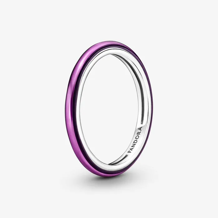Stackable Rings Women Pandora Online ME Shocking Purple Ring Purple