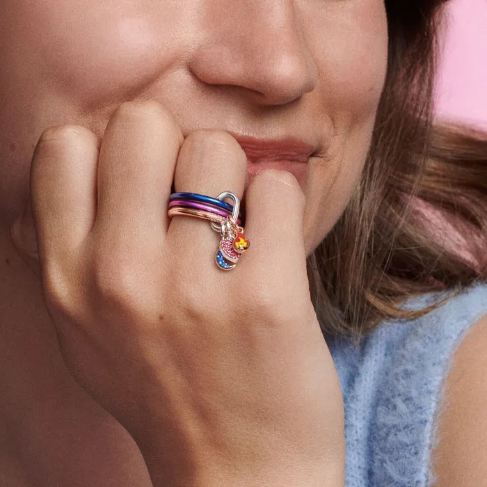 Stackable Rings Women Pandora Online ME Shocking Purple Ring Purple