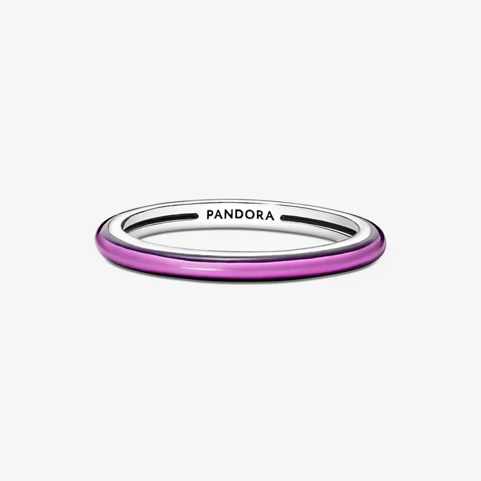 Stackable Rings Women Pandora Online ME Shocking Purple Ring Purple