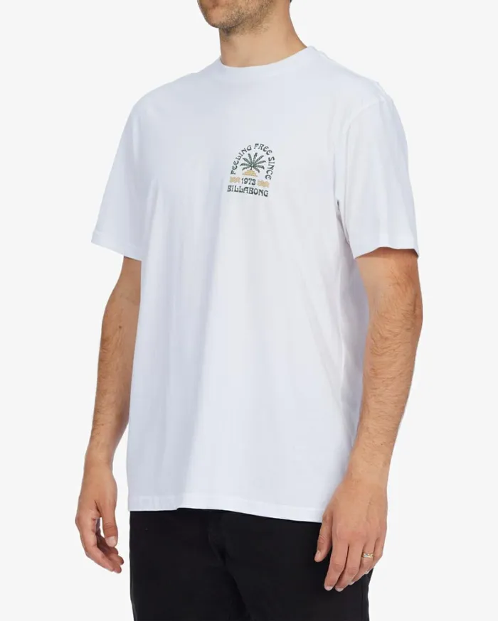 Steady Short Sleeve TShirt White Men Billabong TShirts