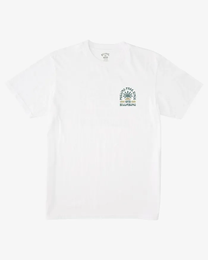 Steady Short Sleeve TShirt White Men Billabong TShirts
