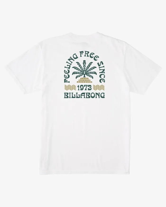 Steady Short Sleeve TShirt White Men Billabong TShirts