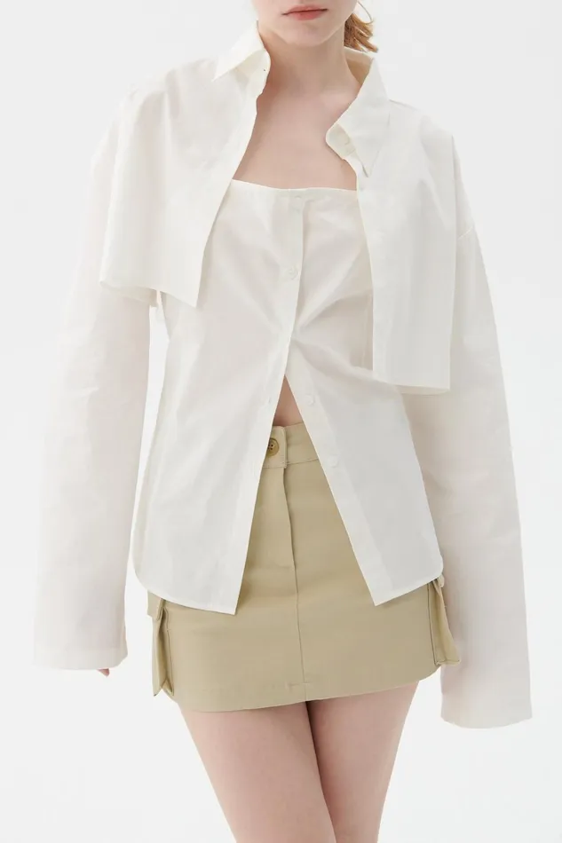 Storets Ainsley Cami And Shirt Set Women Shirts and Blouses Storets Ainsley Cami And Shirt Set Women Shirts and Blouses