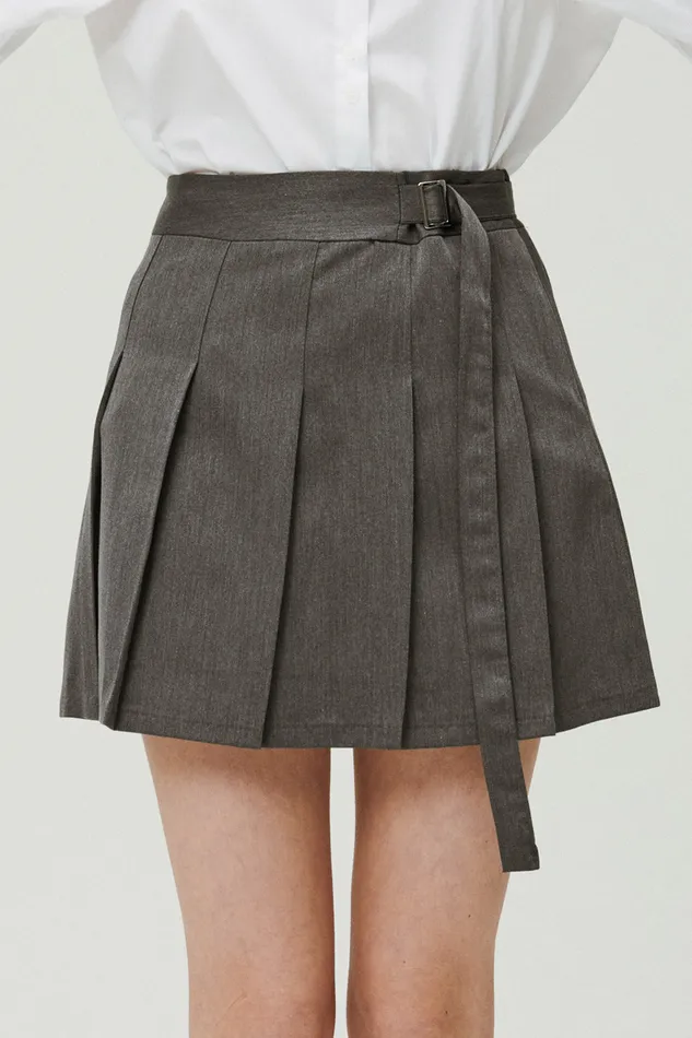 Storets Allie Belted Pleated Skirt Women Skirts