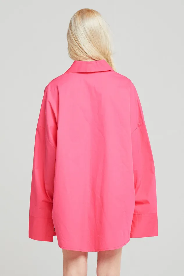Storets Ariana Oversized Fit Shirt Women Mini Dresses