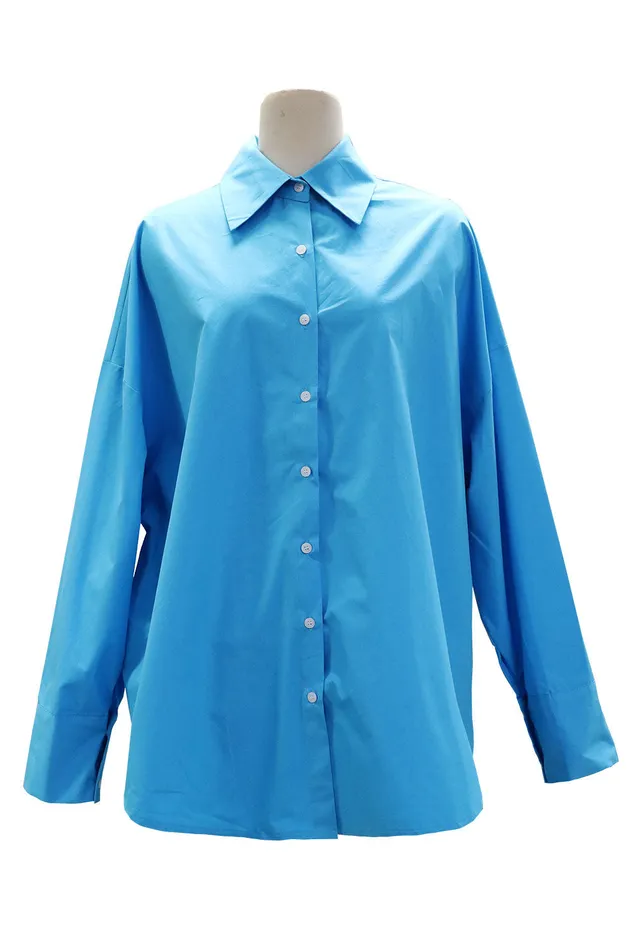 Storets Ariana Oversized Fit Shirt Women Mini Dresses