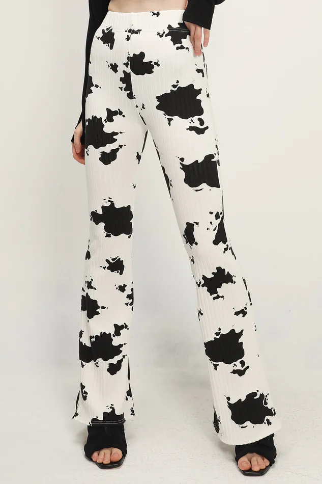 Storets Bailey Printed Bootcut Pants Women Trousers