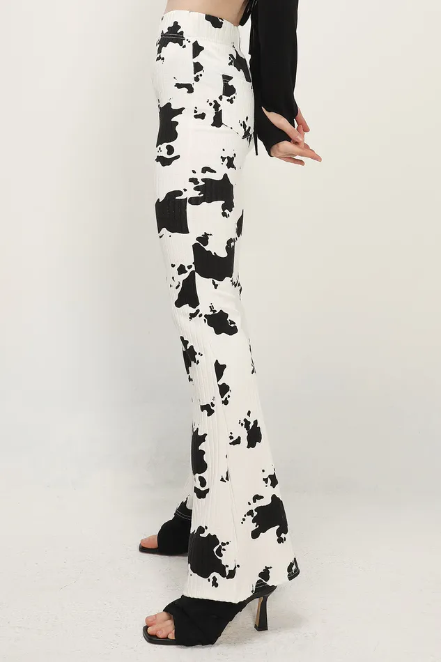 Storets Bailey Printed Bootcut Pants Women Trousers