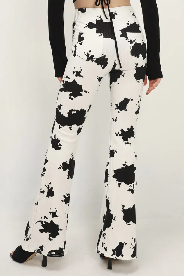 Storets Bailey Printed Bootcut Pants Women Trousers