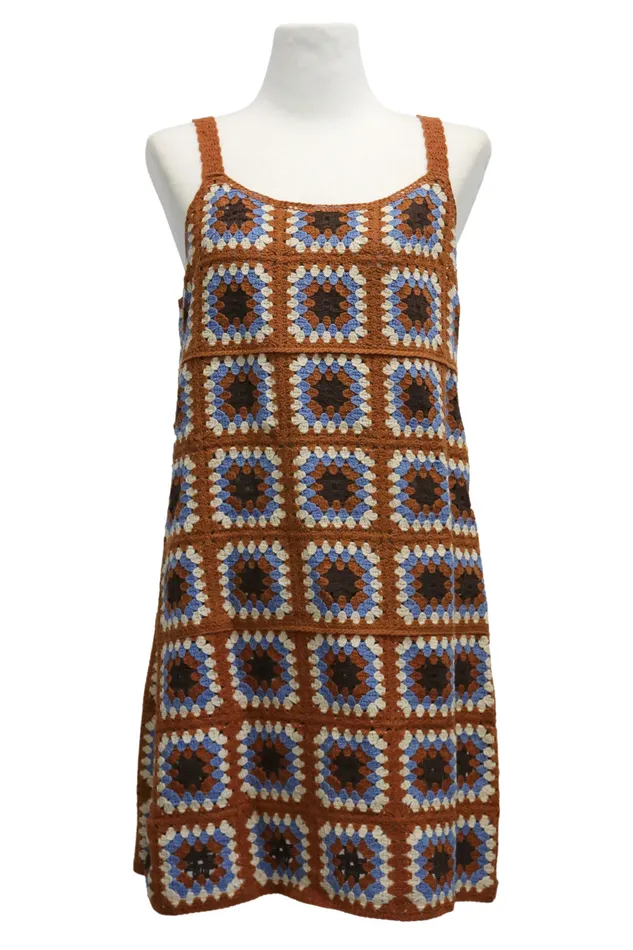 Storets Beverly Crochet Mini Dress Women Mini Dresses