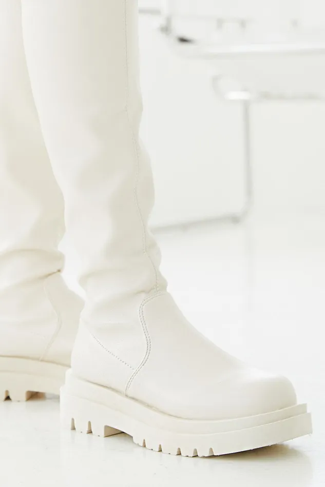Storets Claire Stretchy Flatform Boots Women Shoes