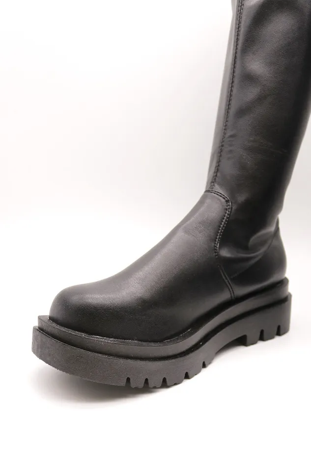 Storets Claire Stretchy Flatform Boots Women Shoes