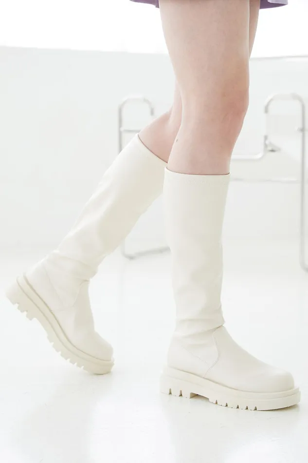 Storets Claire Stretchy Flatform Boots Women Shoes