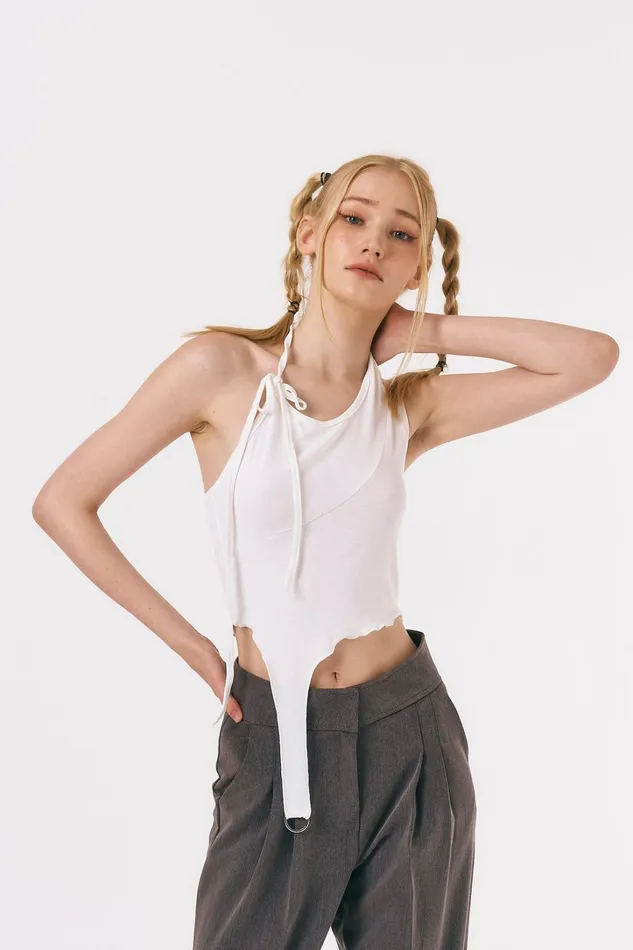 Storets Dasha Halter Top Women Tops