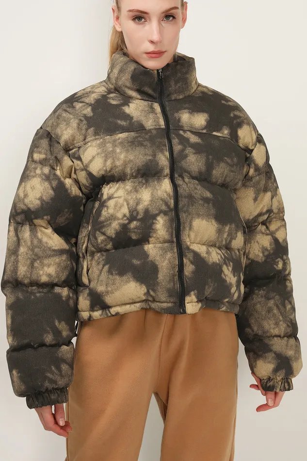 Storets Hazel Reversible Printed Puffer Jacket Women Jackets and Coats