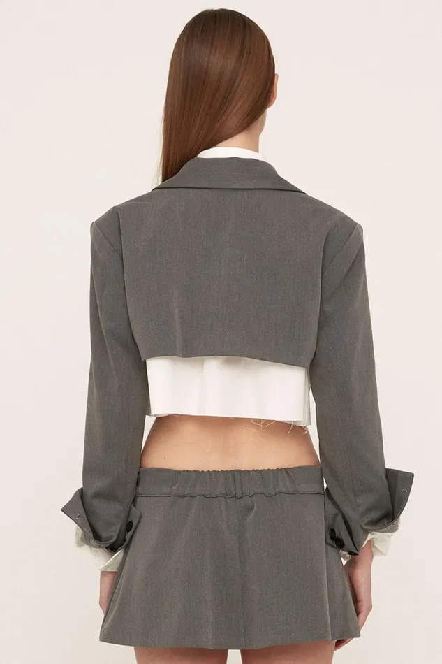 Storets Iris Micro Cropped Jacket Women Jackets and Coats Storets Iris Micro Cropped Jacket Women Jackets and Coats
