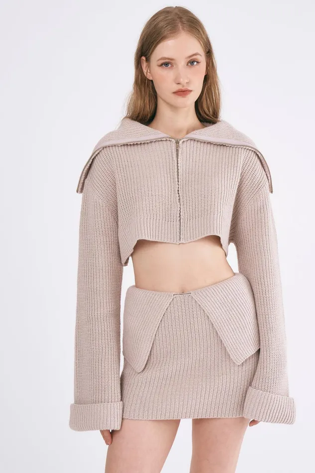 Storets Jade Chunky Knitted Jacket Women Jackets and Coats Storets Jade Chunky Knitted Jacket Women Jackets and Coats