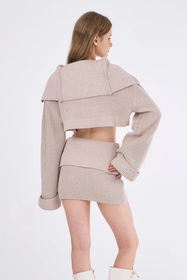 Storets Jade Chunky Knitted Jacket Women Jackets and Coats Storets Jade Chunky Knitted Jacket Women Jackets and Coats