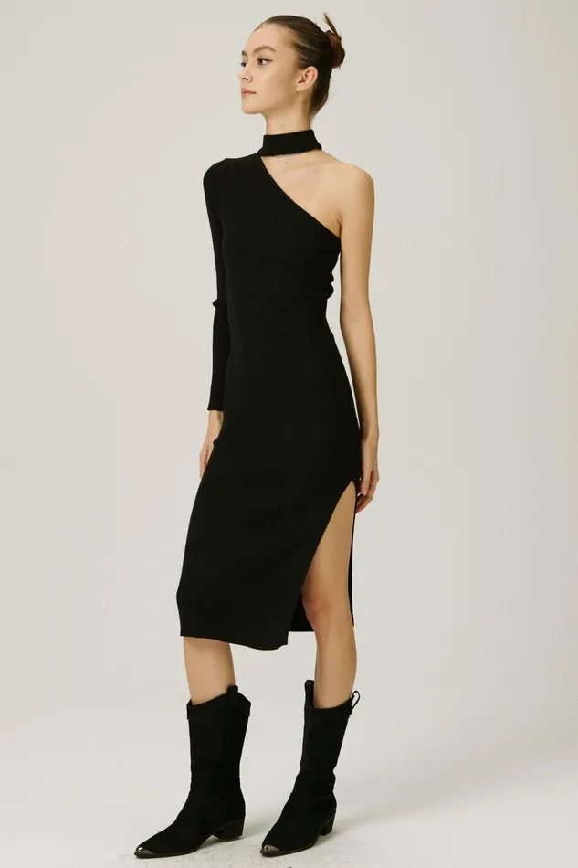 Storets Kiara One Shoulder Dress Women Sweaters and Knitwears