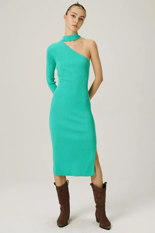 Storets Kiara One Shoulder Dress Women Sweaters and Knitwears