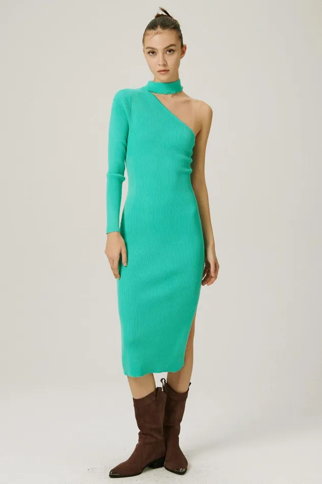 Storets Kiara One Shoulder Dress Women Sweaters and Knitwears