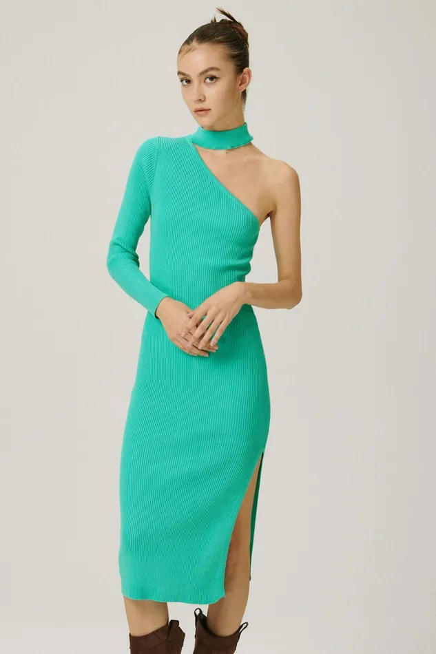 Storets Kiara One Shoulder Dress Women Sweaters and Knitwears