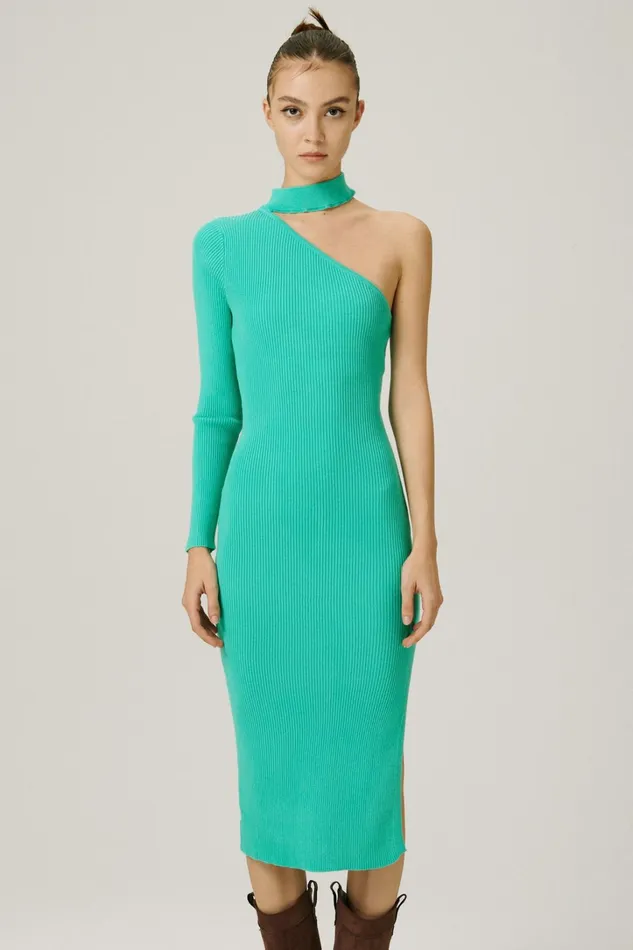 Storets Kiara One Shoulder Dress Women Sweaters and Knitwears