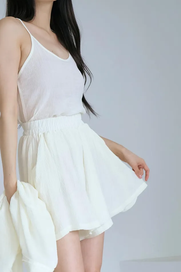 Storets Lani Crinkle Flare Shorts Women Shorts