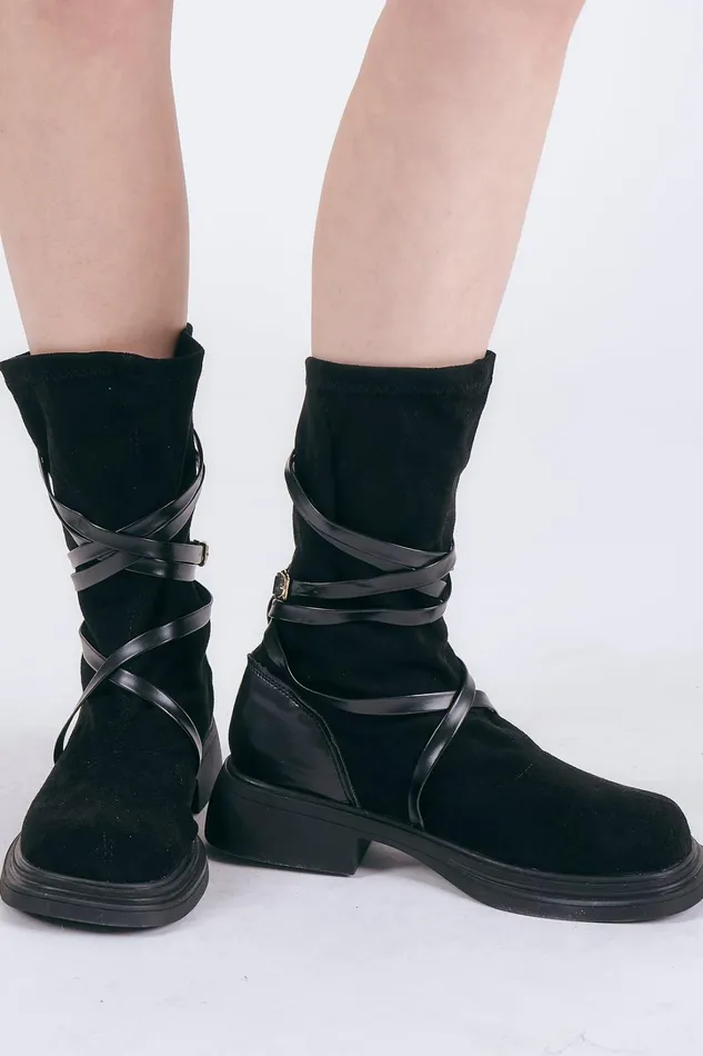 Storets Loose Calf Boots Women Shoes Storets Loose Calf Boots Women Shoes
