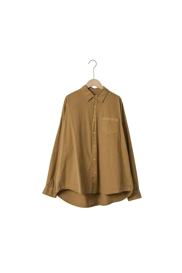 Storets Lydia Oversized Washed Shirt Women Shirts and Blouses Storets Lydia Oversized Washed Shirt Women Shirts and Blouses