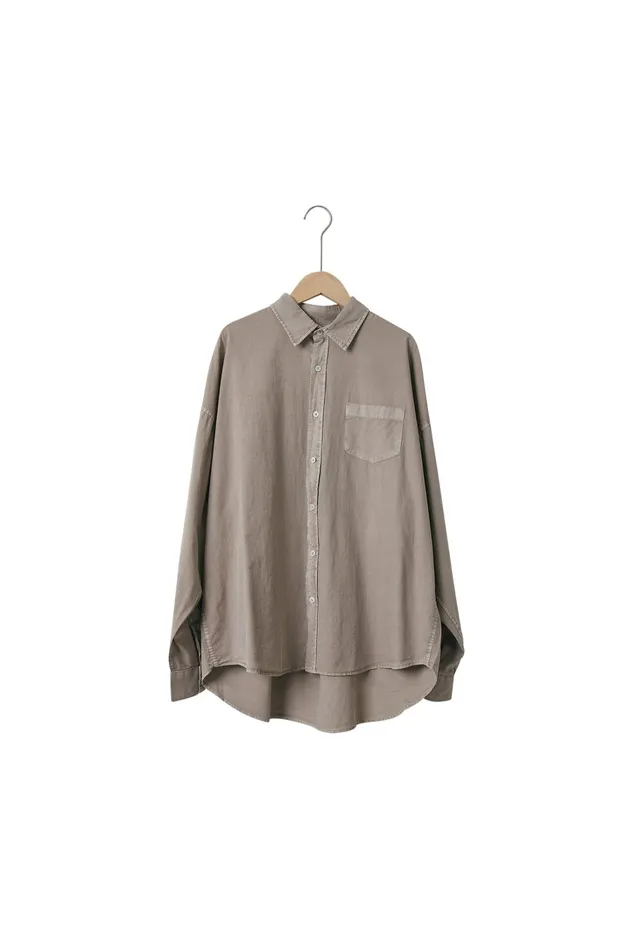 Storets Lydia Oversized Washed Shirt Women Shirts and Blouses Storets Lydia Oversized Washed Shirt Women Shirts and Blouses