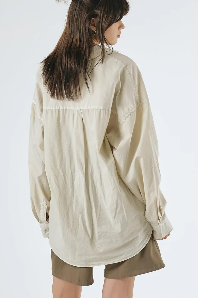 Storets Lydia Oversized Washed Shirt Women Shirts and Blouses Storets Lydia Oversized Washed Shirt Women Shirts and Blouses
