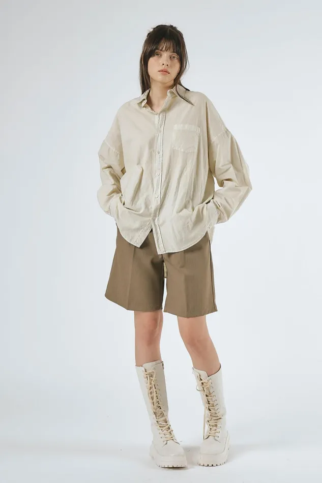 Storets Lydia Oversized Washed Shirt Women Shirts and Blouses Storets Lydia Oversized Washed Shirt Women Shirts and Blouses