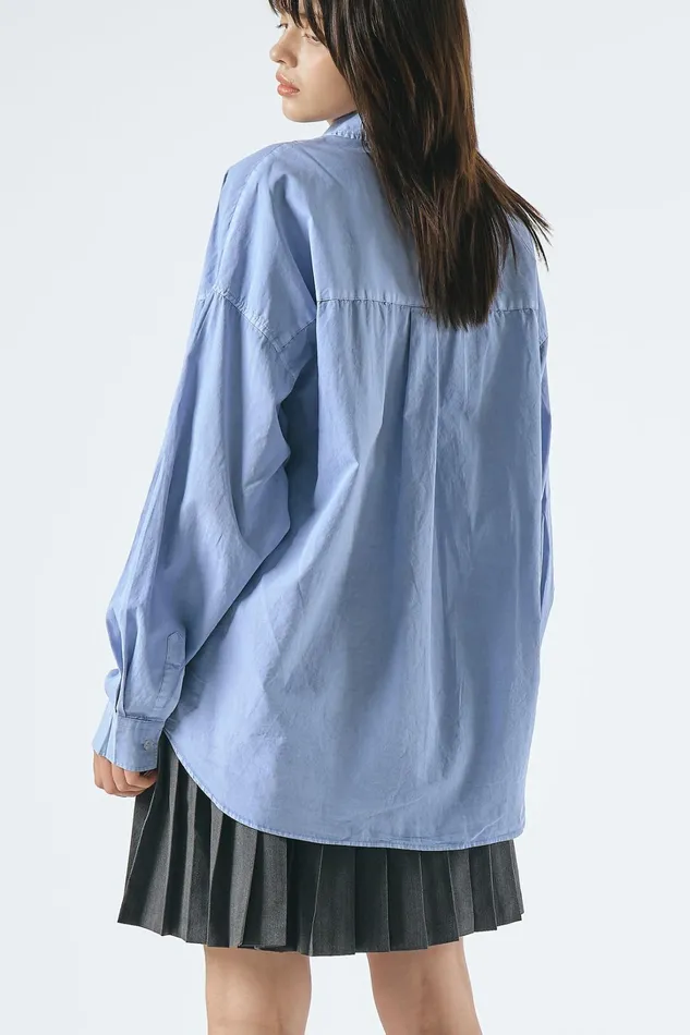Storets Lydia Oversized Washed Shirt Women Shirts and Blouses Storets Lydia Oversized Washed Shirt Women Shirts and Blouses