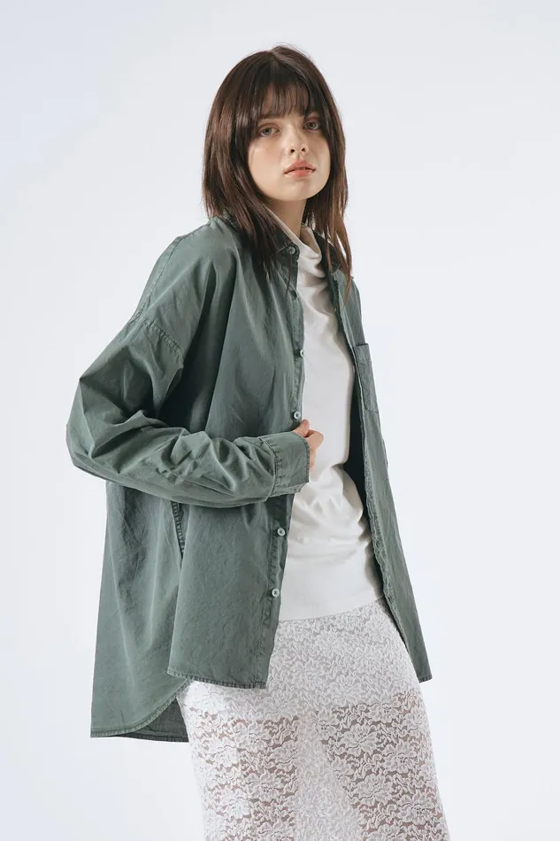 Storets Lydia Oversized Washed Shirt Women Shirts and Blouses Storets Lydia Oversized Washed Shirt Women Shirts and Blouses