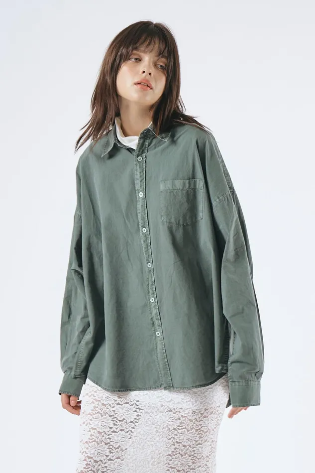 Storets Lydia Oversized Washed Shirt Women Shirts and Blouses Storets Lydia Oversized Washed Shirt Women Shirts and Blouses