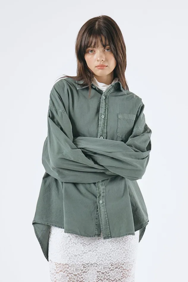 Storets Lydia Oversized Washed Shirt Women Shirts and Blouses Storets Lydia Oversized Washed Shirt Women Shirts and Blouses