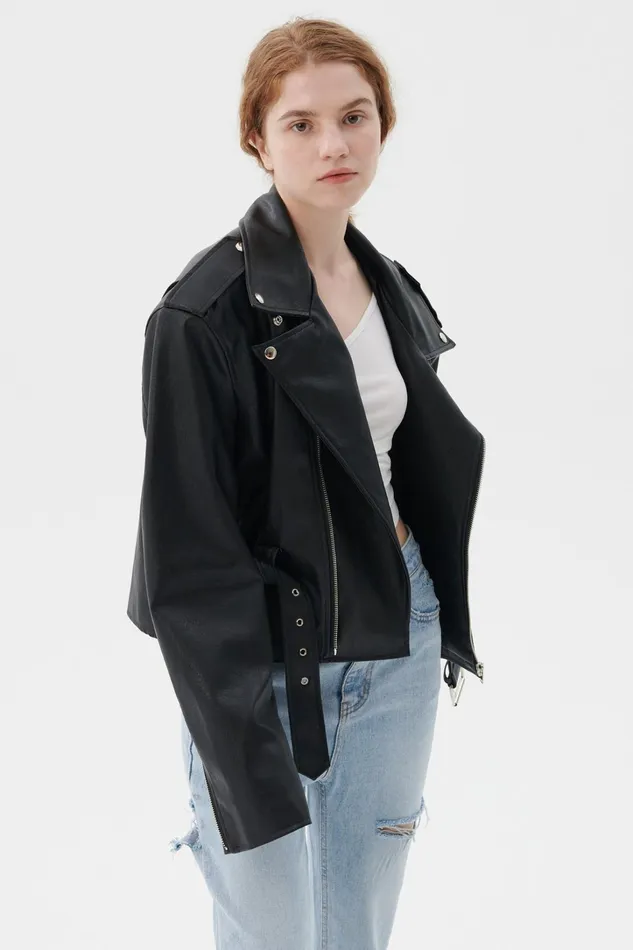 Storets Megan Oversized Rider Jacket Women Jackets and Coats Storets Megan Oversized Rider Jacket Women Jackets and Coats