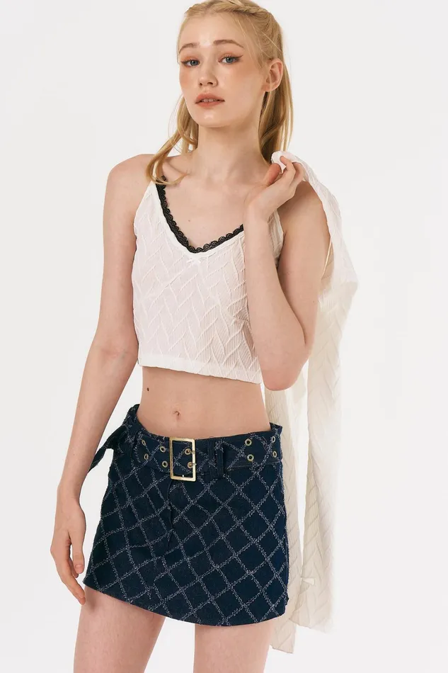 Storets Melissa Micro Mini Denim Skirt Women Skirts