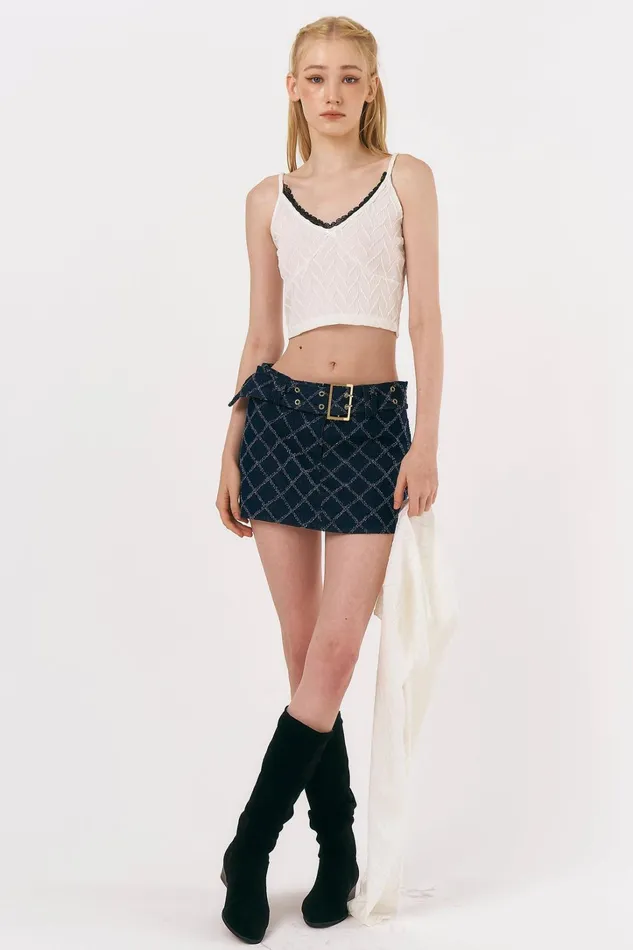 Storets Melissa Micro Mini Denim Skirt Women Skirts
