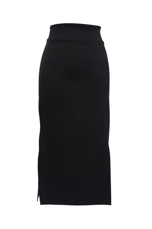 Storets Melissa Slit Front Stretch Skirt Women Skirts