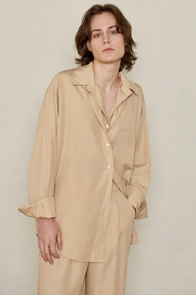 Storets MultiWay Layered Bamboo Shirt Women Shirts and Blouses