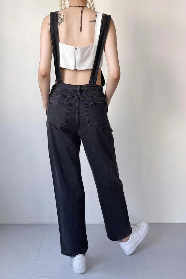 Storets Nora Cut Out Overalls Women Jeans Storets Nora Cut Out Overalls Women Jeans