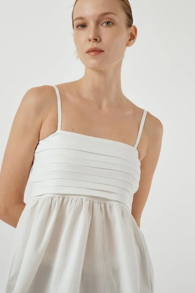 Storets Plan Pleated Cami Top Women Shirts and Blouses