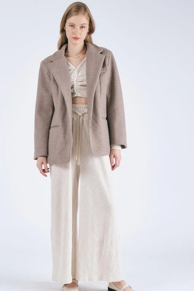 Storets Poppy Woolblend Quilted Blazer Women Blazer