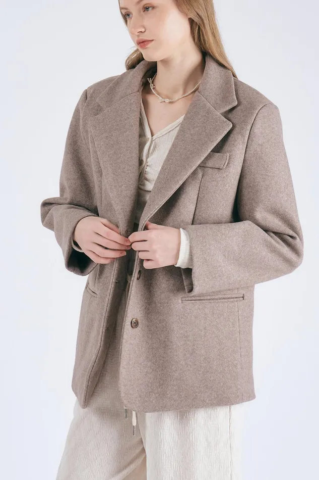 Storets Poppy Woolblend Quilted Blazer Women Blazer