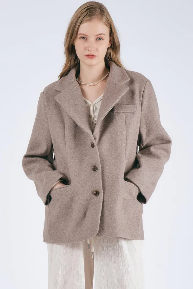 Storets Poppy Woolblend Quilted Blazer Women Blazer