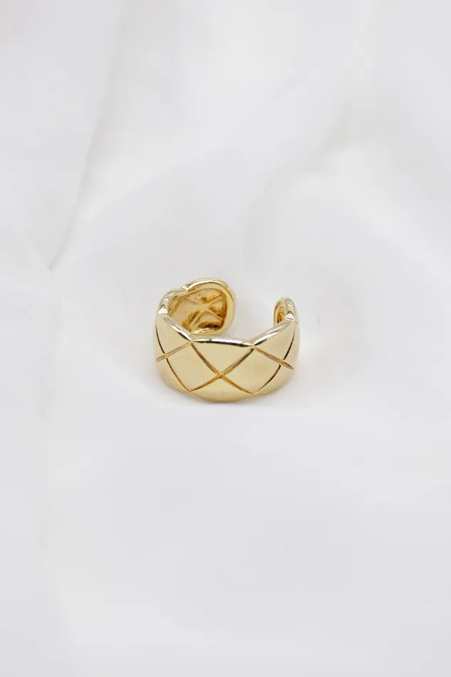Storets Quilted Statement Ring Women Jewelry